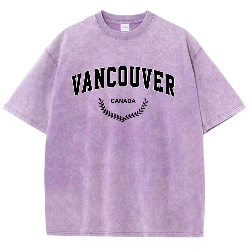 

Ванкувер Черные Буквы Мужские Футболки Посадка Оверсайз Футболка Досуг Мягкая Футболка Удовольствие Дышащая Короткий Рукав 3XL