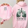 YHWH Cristiano Gesù Stampa Polmone Uomo Donna Felpa con Cappuccio Street Casual Retro Harajuku Classico Tendenza Autunno Inverno Felpa a Manica Lunga
