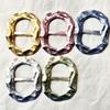 New Color Oval Aluminum Alloy Belt Buckle for Clothing Decoration