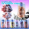 HESEKS Anime Sex Toy Graffiti/Colorful Manual Aeroplane Cup Portable Pocket Pussy Masturbators For Men Sex Machine Adult Product