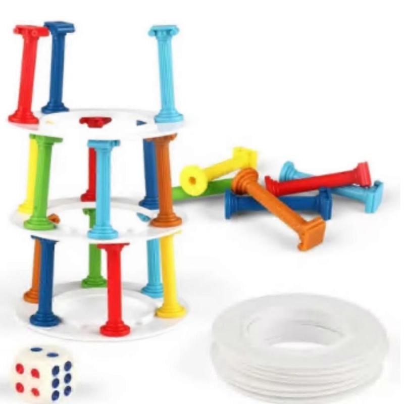 Kids Balance Tower Collapse Parent-child Interactive Family Party Board Game Educational Toys Crazy Crash Tower Gift