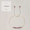 Garnet Stone Bracelet - Unique Design for Daily Wear, Trendy Birthstone Jewelry