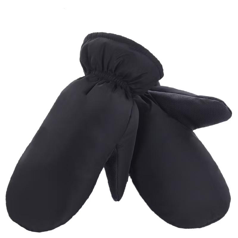 Wiatroszczelne Zimowe Rękawice Rowerowe Męskie i Damskie - Grube, Ciepłe Rękawice Łapawice Bawełniane