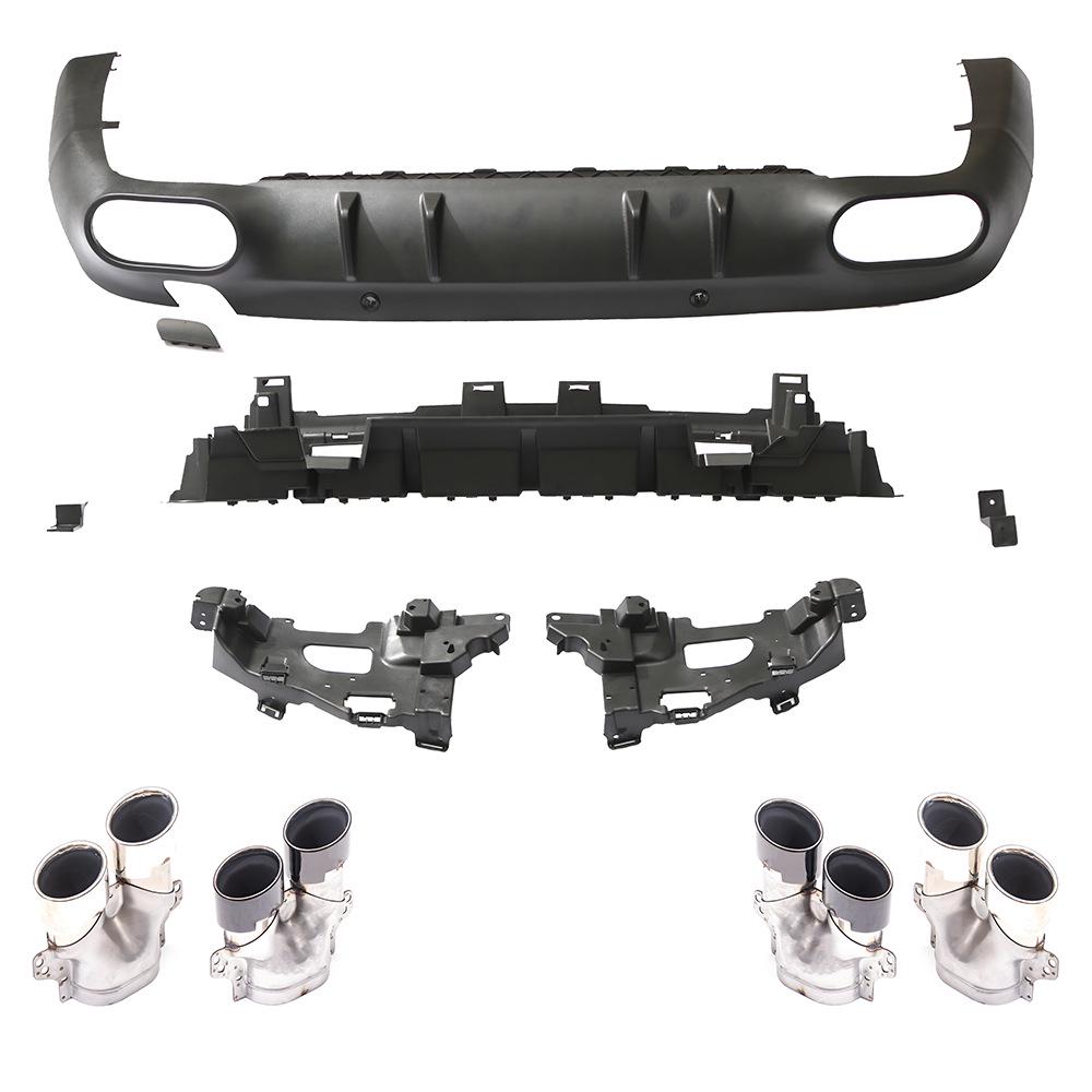 

Compatible with 2018+ Mercedes-Benz CLS-Class W257: Upgrade to 53/63 exhaust tips and tailpipes. Quality assured.