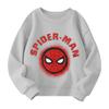 Boys and Girls Round Neck Plus Velvet Pullover Printed Top Sweatshirt