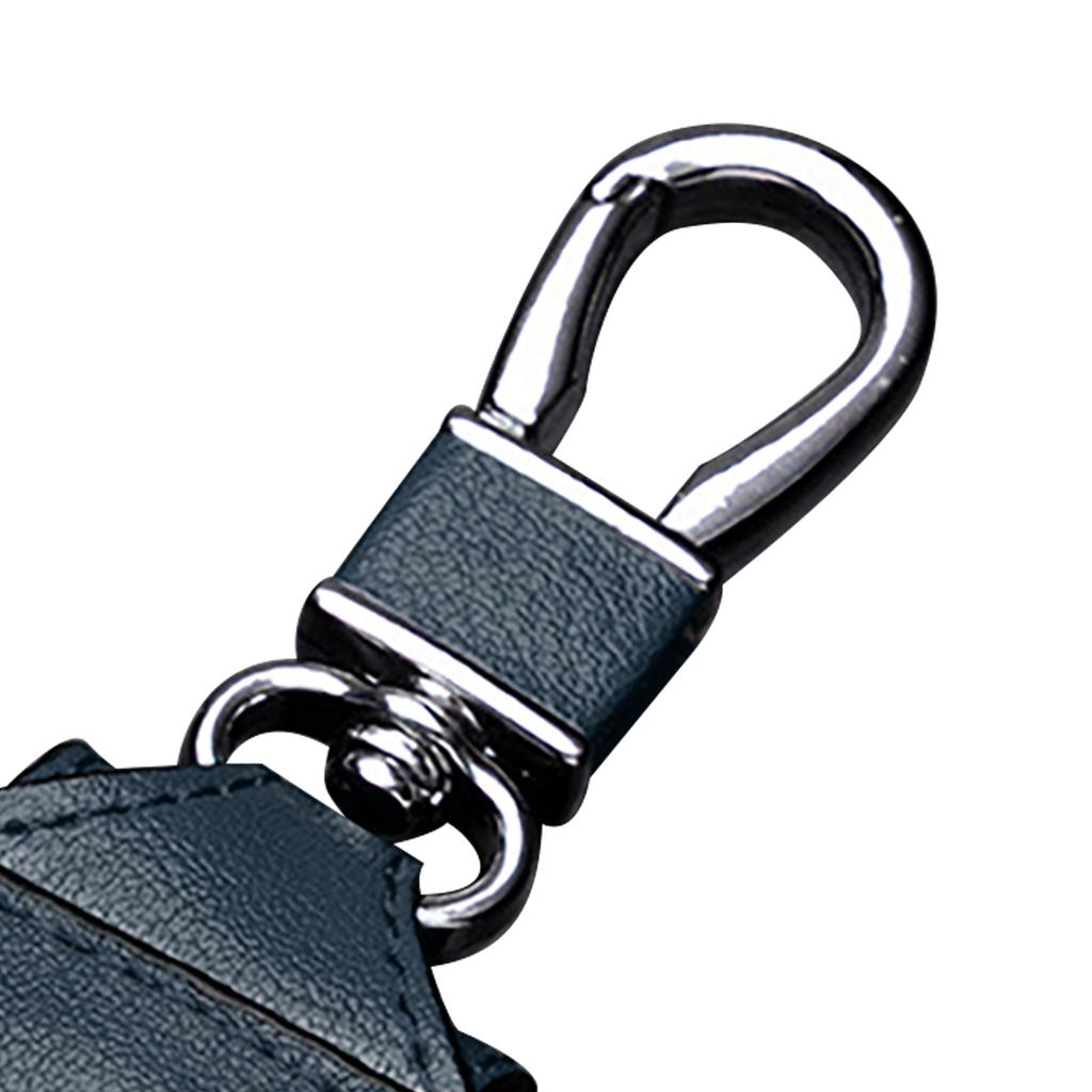 Car Key Fob Holder Versatile Large Capacity Waist Hanging Durable Car Key Case for Home Men Office Blue