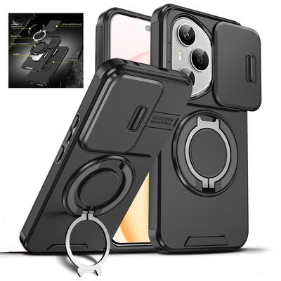 Für Honor 400 Pro 400 Lite Magnetische Drehhalterung Handyhülle Für Honor X9c Smartes Schiebefenster Anti-Fall Handyhülle