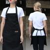 NEW New Chef Waiter Cafe Shop Pure Color Cooking Apron for Woman Men BBQ Hairdresser Aprons Bibs Kitchen Accessory