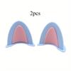 2PCS Motorcycle Helmet Decoration Cat Ear Cute Car Decoration Sticker Motorcycle Helmet Decoration (cat Ear Shaped Bread)