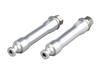 POSH FAITH Motorcycle Accessories Super Long Turn Signal Stay M10mm Silver 031302-03