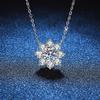 Kuaishou Douyin Sunflower Moissanite Women's Luxury Necklace Pendant