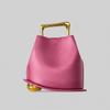 Leichter Luxus Mode Metall Tragbar Unregelmäßige Eimer Tasche Texturierte Bankett Tasche Damen Handtasche