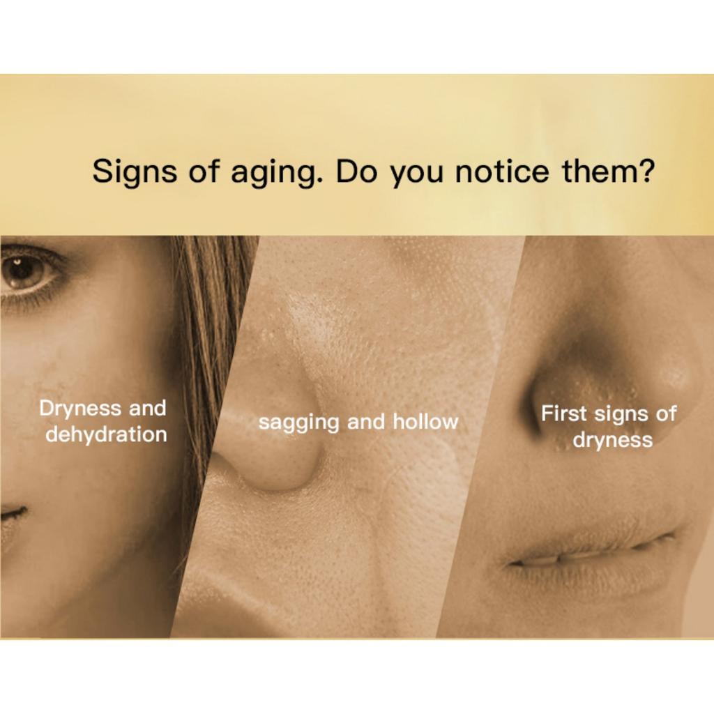 Gold Collagen Split Patch Feuchtigkeitsspendende und aufhellende Maske