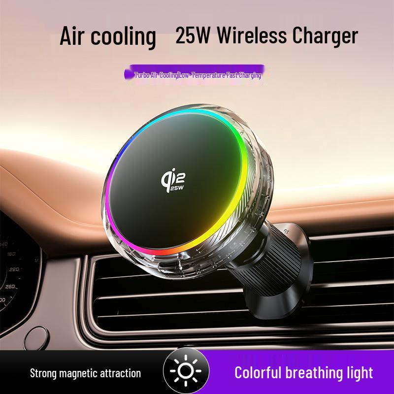 2025 Apple Magnetic Wireless Car Charger & Navigation Mount, 25W Fast Charging