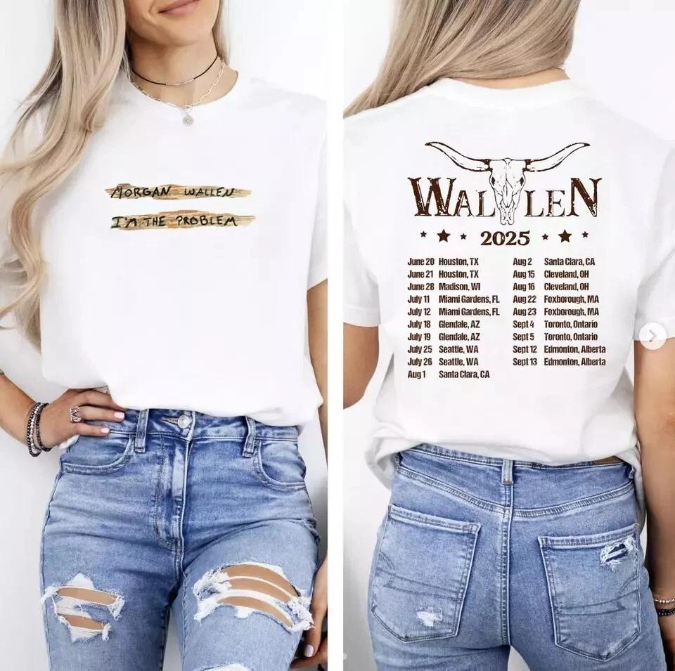 Morgan Wallen Im The Problem Tour 2025 TShirt S