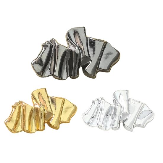 Brooch Scarf Clasps Irregular Shape Multi-Layer Plating Scarf Clasp Oxidation Resistant Scarf Button Alloy Scarf Accessory