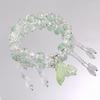 Mori Style Mermaid Crystal Bracelet - Sweet, Versatile Design for Women, Students, and Best Friends.