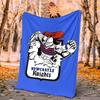 Knights Flannel Blanket Soft Warm All-Season Throw, Design for Camping, Car Travel, Hiking Sofa, Bed, Office Perfect Gift for Parties