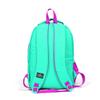 Coral High Kids Water Green Pink Glittery Flamingo Patterned Three Compartment USB School Backpack 23411