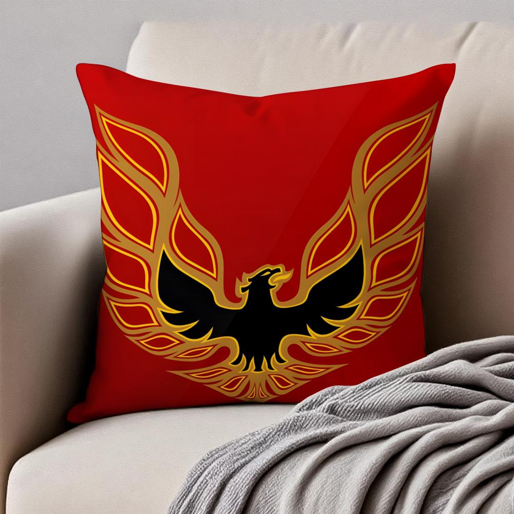 

Golden PPontiacES Cushion Cover Pillowcase Antidustmite Invisible Zipper Short Plush Sofa Cushion 30X30cm