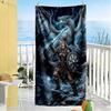Gothic Style Beach Towel High Absorbency & Quick-Dry Comfortable Lightweight Suitable for Sports, Travel, Swimming, Yoga, Bathroom, Beach, And Pool