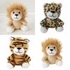 Children's Plush Toy With Cute Lion Tiger Giraffe Design Fast Shipping