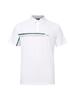 WIDEANGLE Co Line Point Polo Shirt M_White