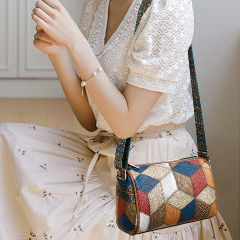 Luxury Fashion Design Women's Shoulder Bag Vintage Tote Handbag for Ladies Large Capacity Crossbody Messenger Pack KTB