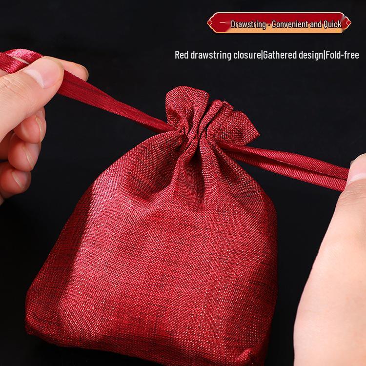 Personalized 2025 Chinese Fabric Wedding Favor Candy Bags