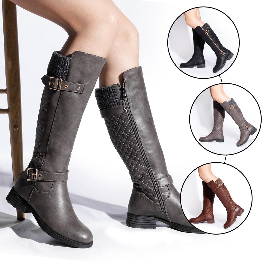 Women Boots Socofy Leather Ankle Boots Flat Shoes Autumn Winter Cross E0T9 Women Boots Socofy Leather Ankle Boots Flat Shoes Autumn Winter Cross E0T9