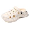 Summer new men's hole shoes platform non-slip wear-resistant fashion simple leisure outdoor beach bag head drag