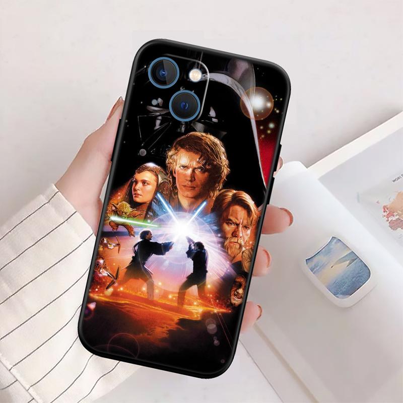 Star Wars Movie New High-End Shell Phone Case for iPhone 16 15 14 13 12 Pro Max Plus Mini