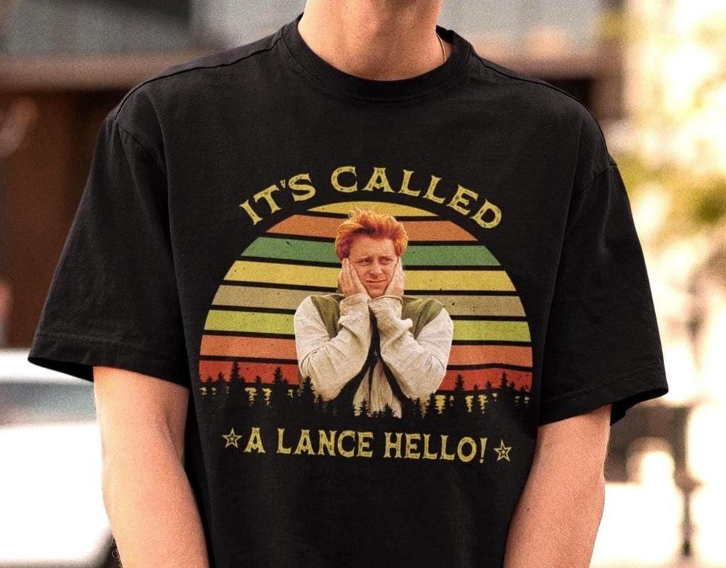 Wat Falhurst It's Called A Lance Hello Shirt - A Knight's Tale Movie Shirt,Heath Ledger Tee
