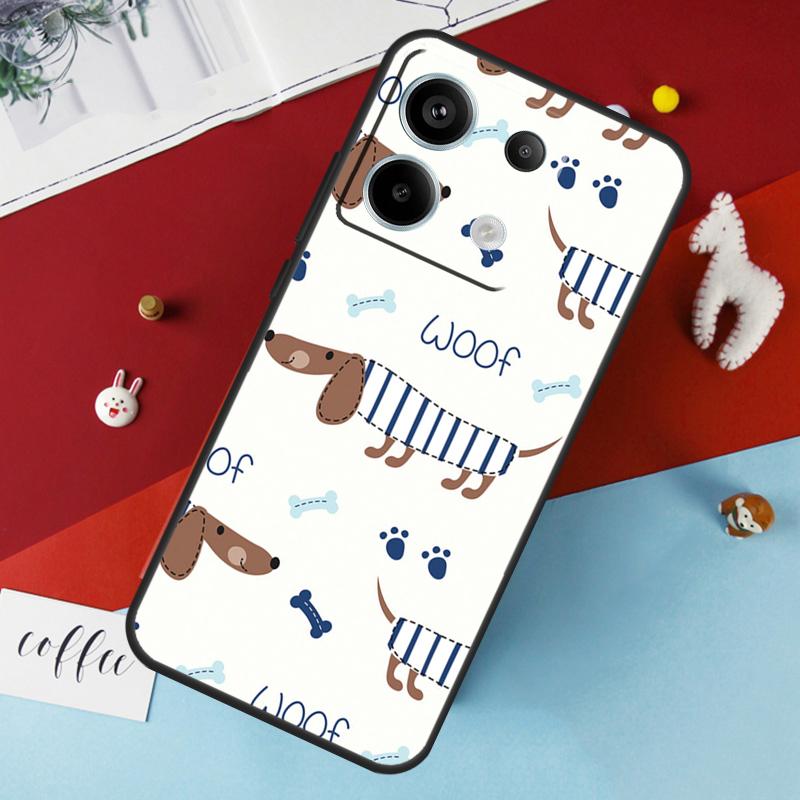 

Чохол з цитатами про таксу для Xiaomi Redmi 12 13C 12C 10C 9C Redmi Note 13 9 10 11 12 Pro 9S 10S 11S 12S Redmi Note 9S