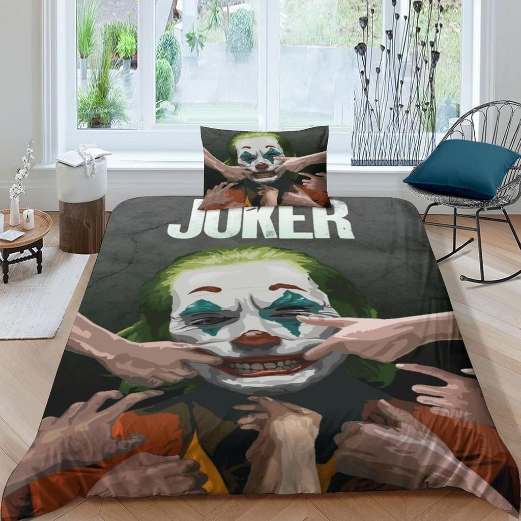 Joker Origin Film Bettwäsche Sets Exquisites Bettwaren Set Joker Romeo Bettdecke Set Bettwäsche Set Luxuriöses Geburtstagsgeschenk