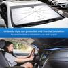 1Pcs Car Windshield Sunshade Umbrella UV Protection Accessories For Model 3 M S X Y Cybertruck Roadster SpaceX