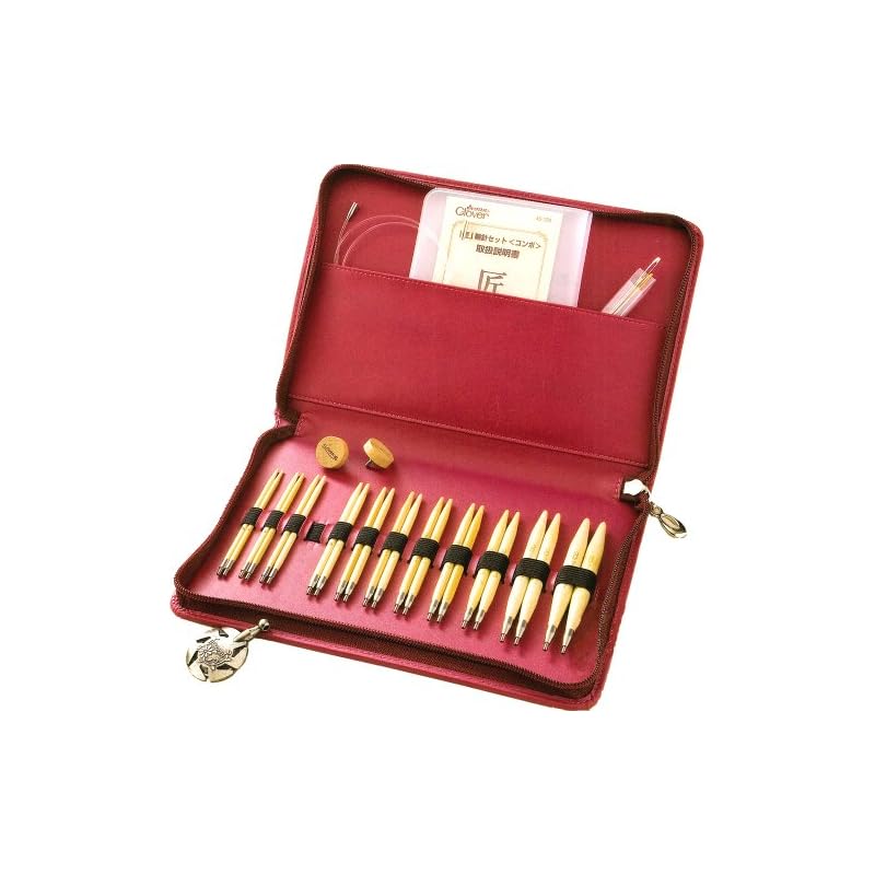 Clover  Takumi  Circular Needle Set (Combo) 45-150 Red