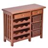 Doll House Wine Display Cabinet With Intricated Detail For 1/12 Scale Miniature Furniture Dinning Room Scene Arrangement