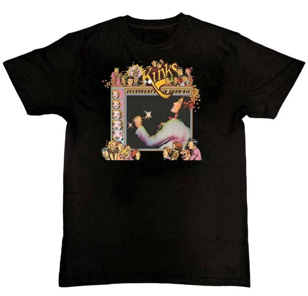 Vintage the Kinks Graphic Print Mens Unisex T-Shirt