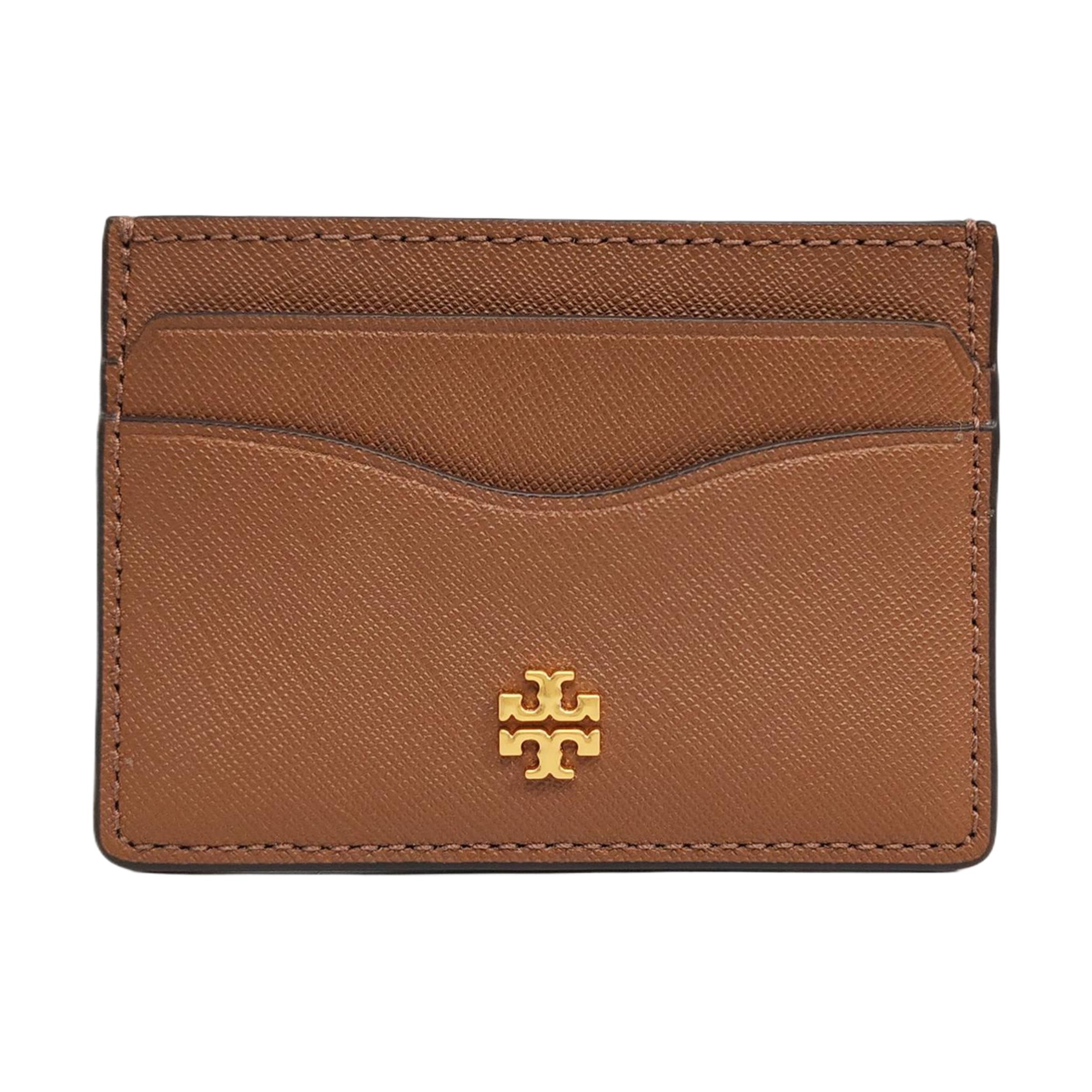 [Pre-Owned] Brown Leather Card Holder - Excellent #8E1QSW ONE SIZE