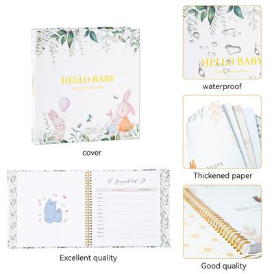 Baby Pregnancy Memory Book DIY Family Kids Record Growth Photo Album First Year Scrapbook Album Baby Memory Book For New Parents