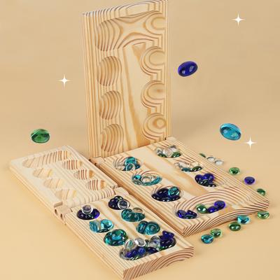 Jewel Schach Faltbares Holz Jungen und Mädchen Räumliches Denken Kinder Lernspielzeug Tischspiele Schach