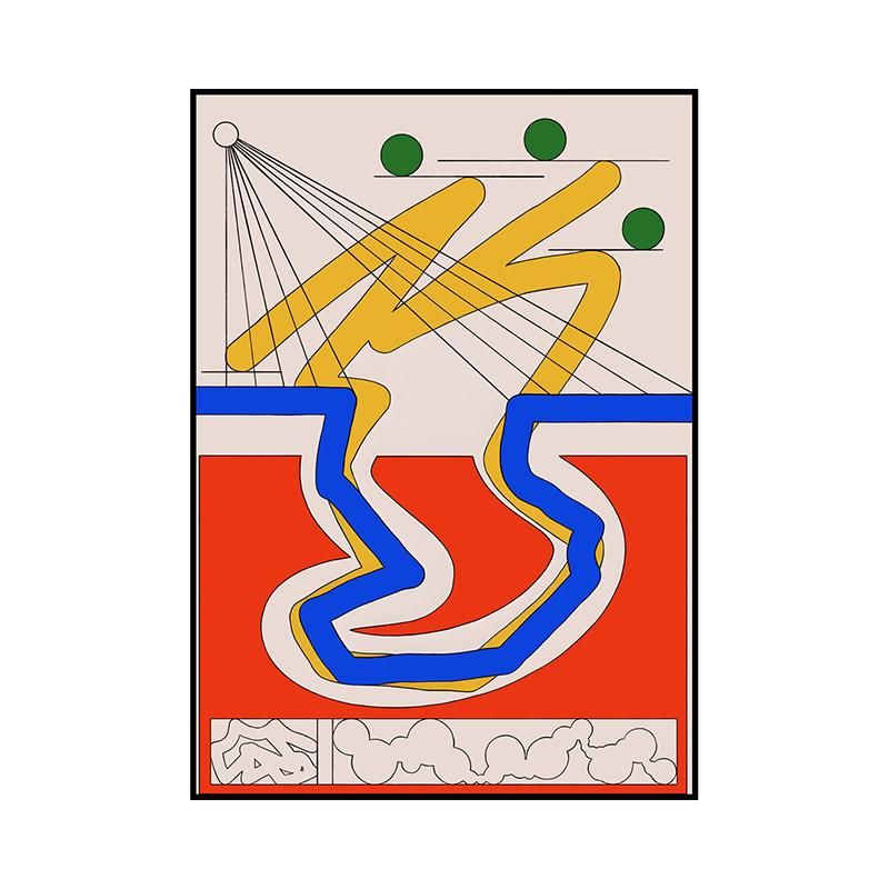 Klasické Vintage Plakáty Abstraktní Retro Kdo Ví Plátno Malba Tisk Nástěnné Umění Obrázky pro Obývací Pokoj Ložnici Domácí Dekor