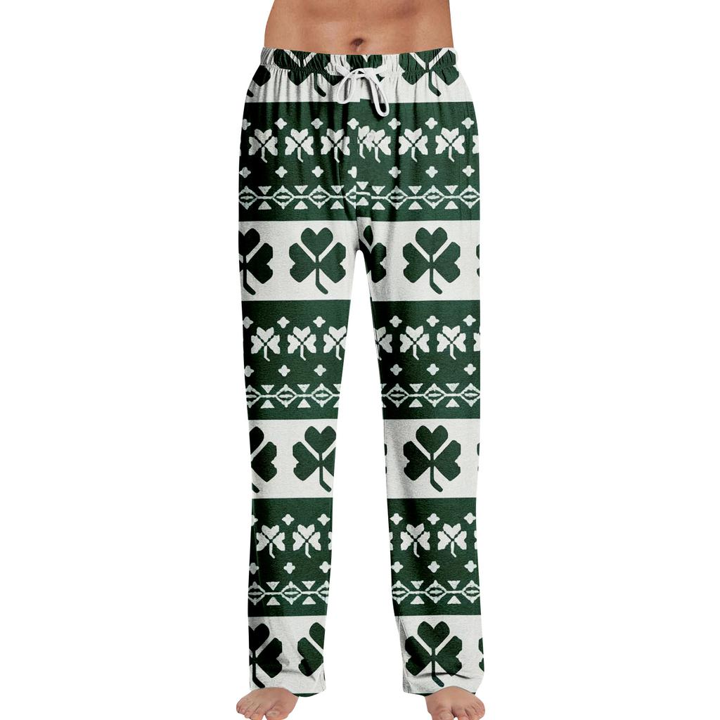 Men's St. Patrick's Day Print Home Sleep Pants
