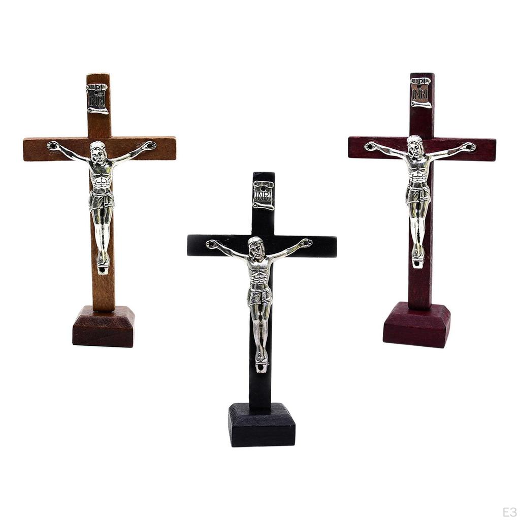 Crucifix Jesus Sculpture for Desktop or Hanging Decoration