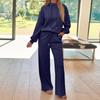 Two Piece Sets For Women Casual Loose Long Sleeve Shirts And High Waisted Drawstring Shorts Tracksuit Fall Outfits