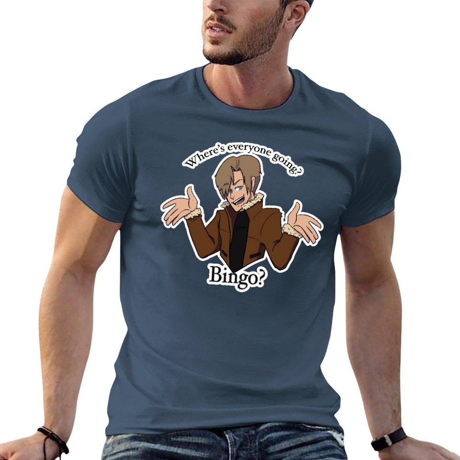 Leon Sarcasm Kennedy Tshirt Lightweight Casual Summer Tshirt S