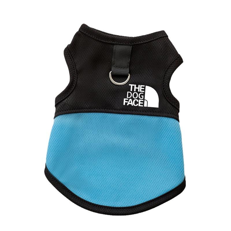 Sleeveless Mesh Dog Vest with Traction Buckle - Lightweight, Sun-Protective Pet Apparel for Spring and Summer