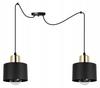 MODERN CEILING HANGING LAMP BLACK LED LAMP