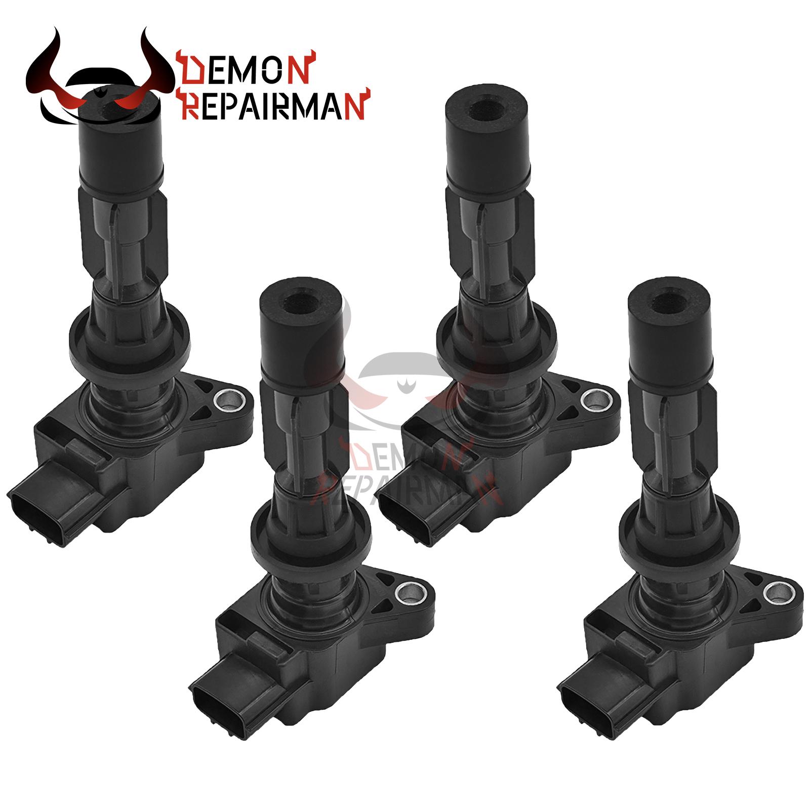 4Pcs L3G2-18-100A Ignition Coil For Mazda 3 6 CX7 MX-5 Miata L4 2.0L 2.3L 2.5L 2006 2007 2008 2009 2010 2011 2012 2013 2014 2015 4Pcs